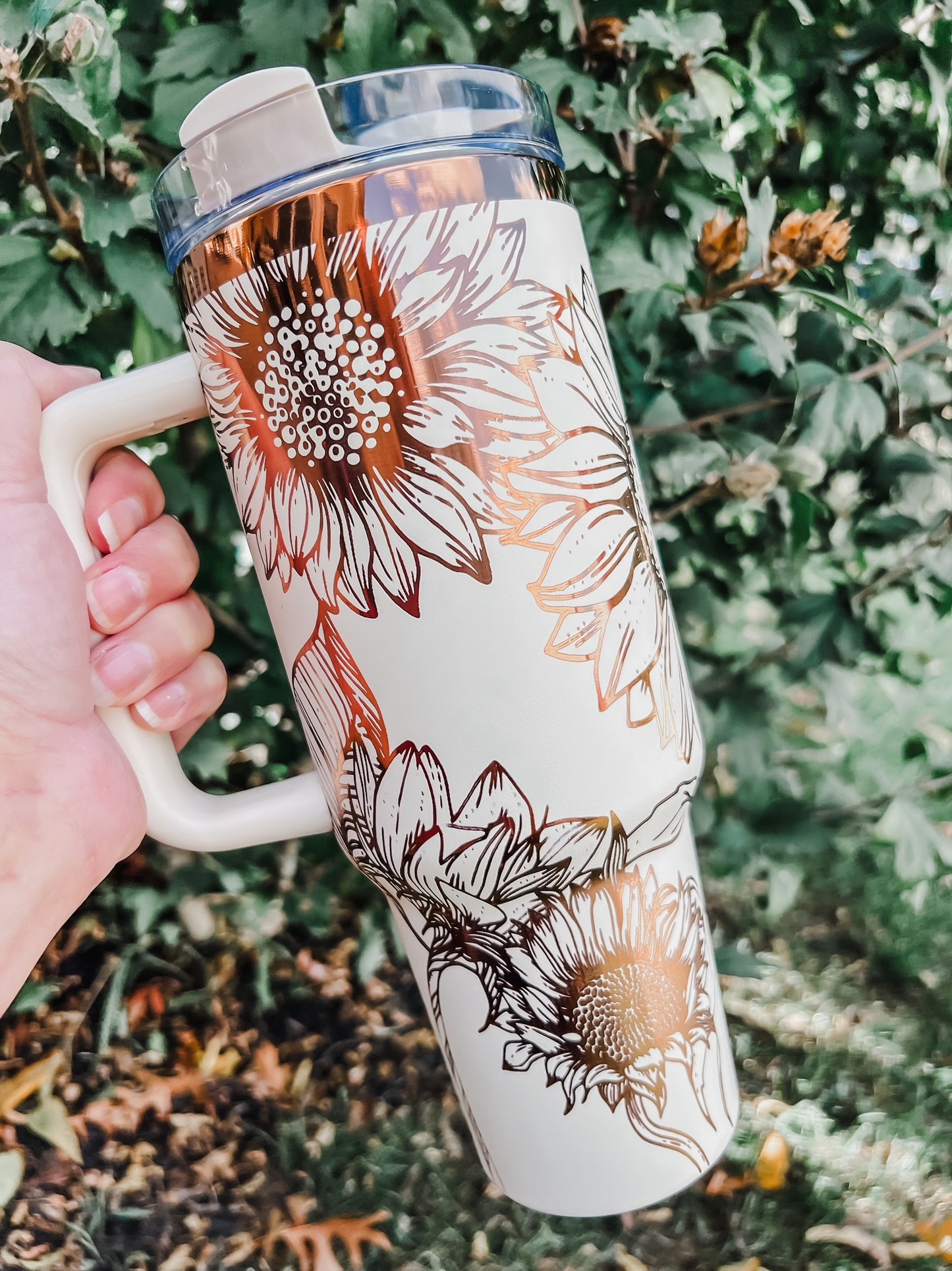 40oz Sunflower Tumbler