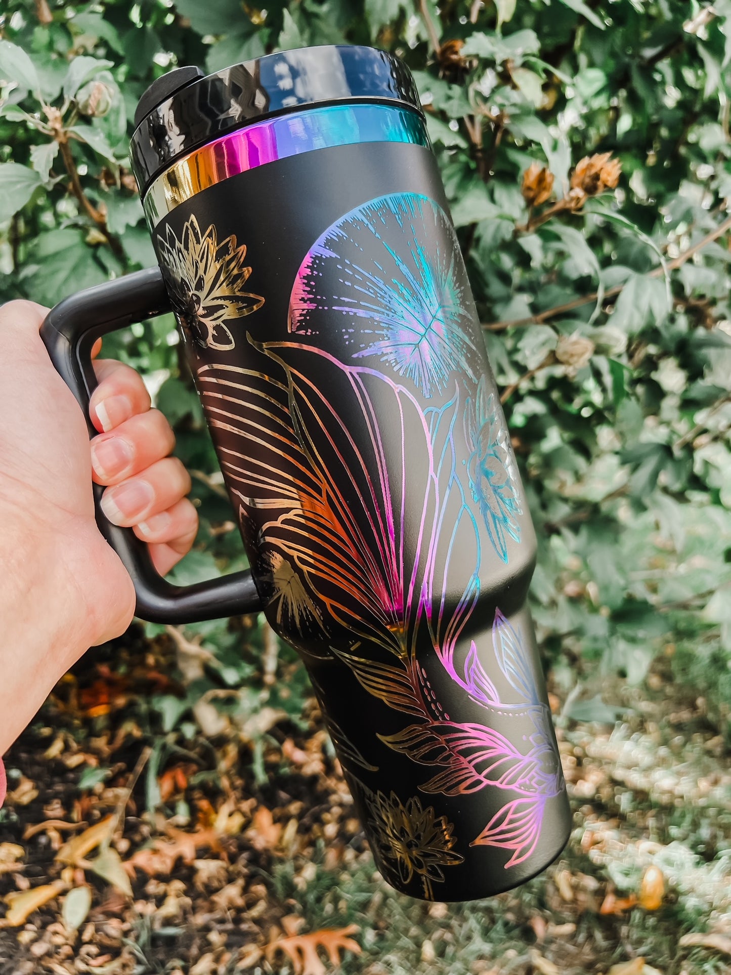 40oz Koi Rainbow Tumbler