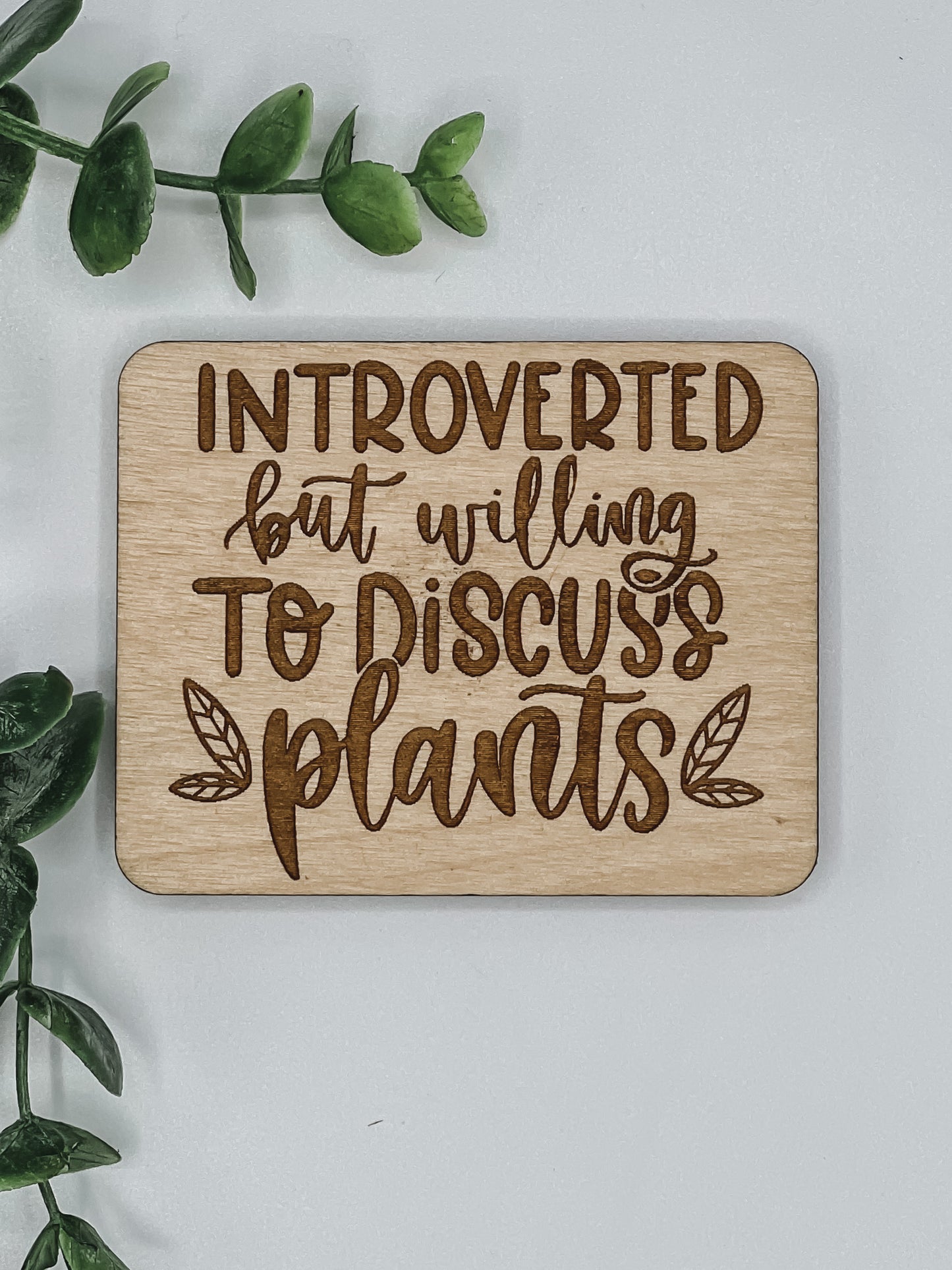 Introverted but willing to discuss plants