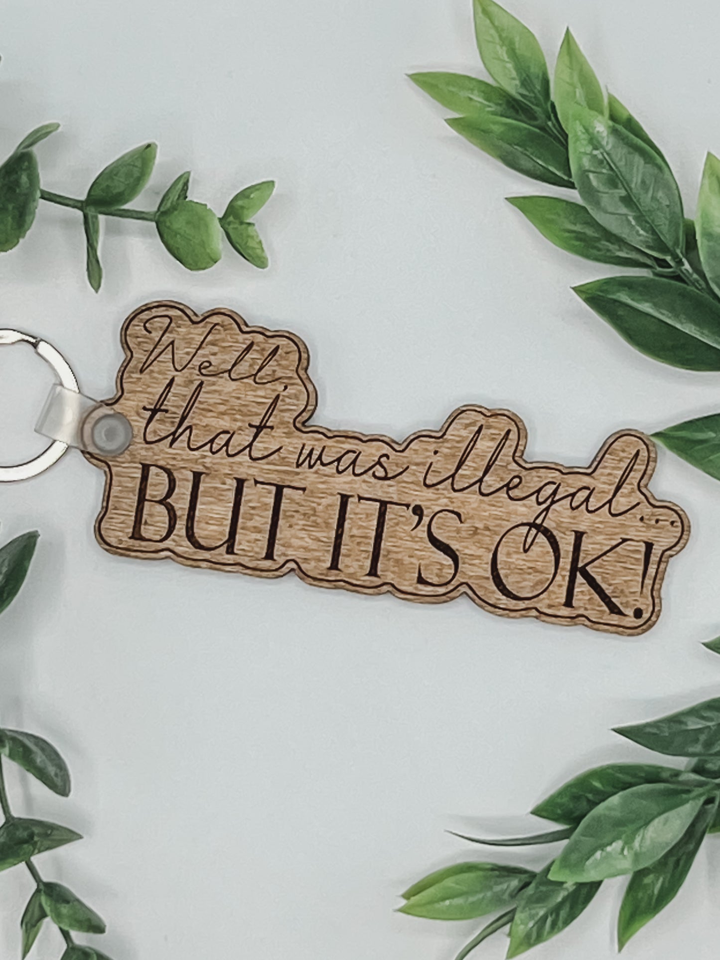 Well, that was illegal but it’s ok