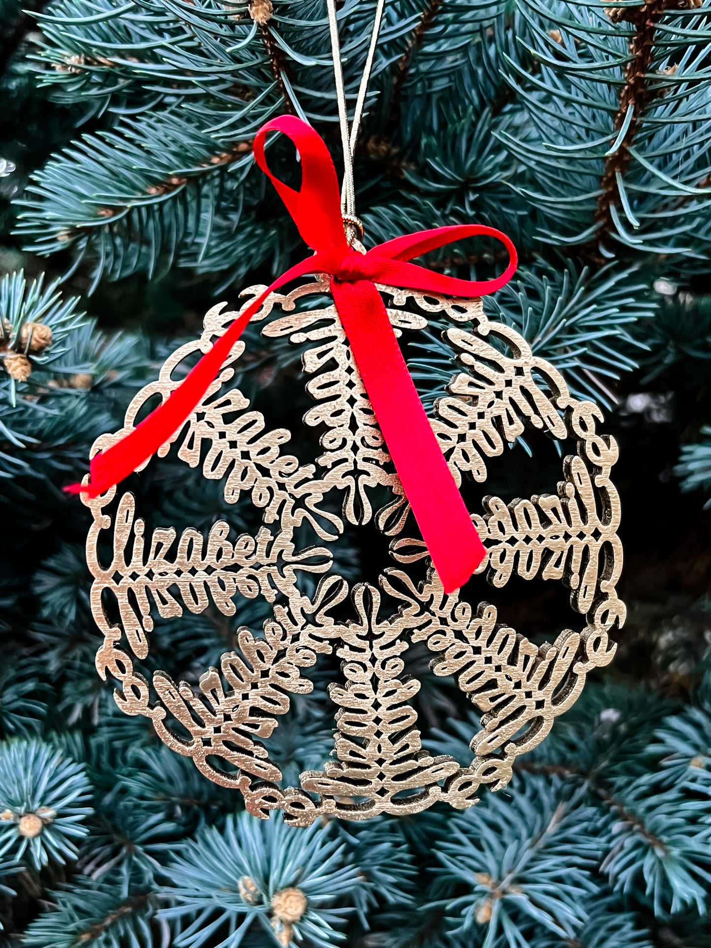 Personalized Name Ornament