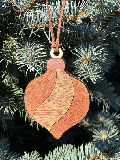 Classic ornament in mahogany