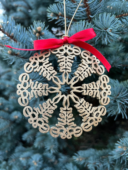 Personalized Name Ornament