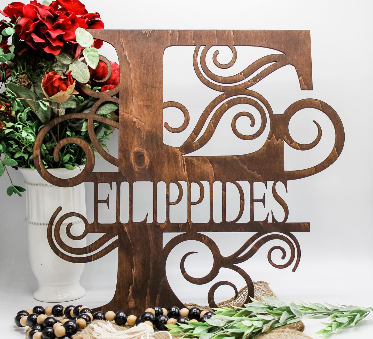 Personalized Wooden Monogram Signs