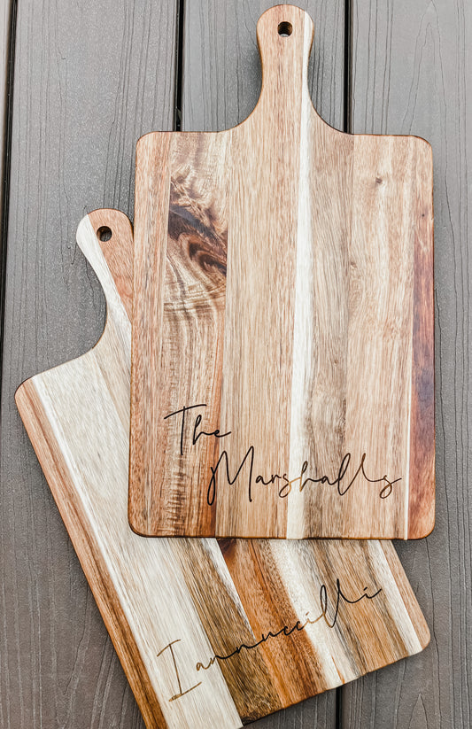 Personalized Charcuterie Boards